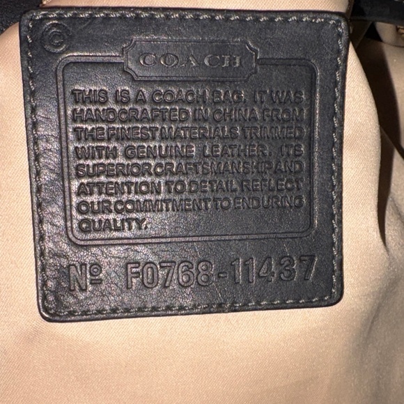 Coach Signature Bleecker Duffle Shoulder Bag - Picture 11 of 15